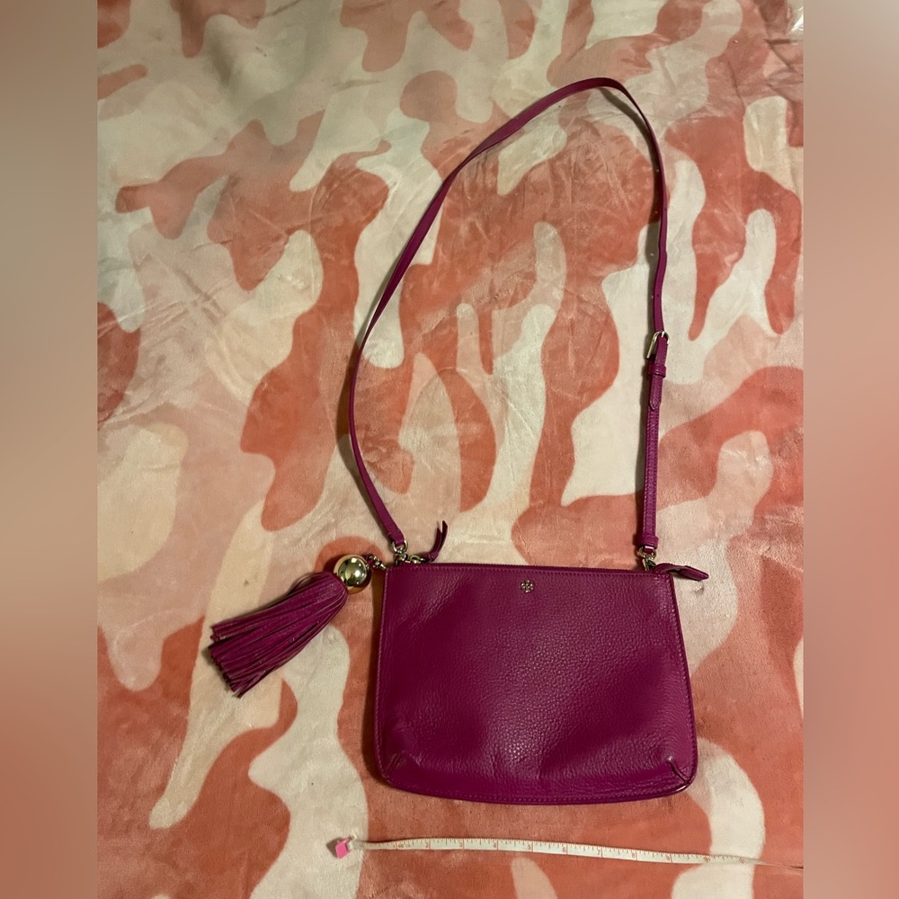 Tory Burch Women's Tassel Crossbody Bag - Party Fuschia